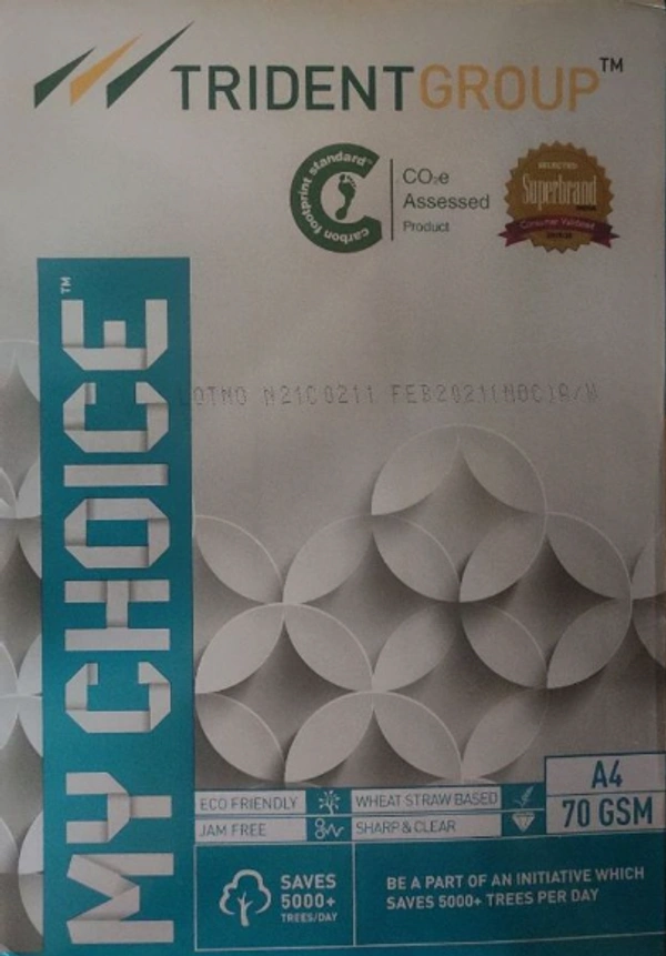 A4 Paper- My Choice - 1 Package, White